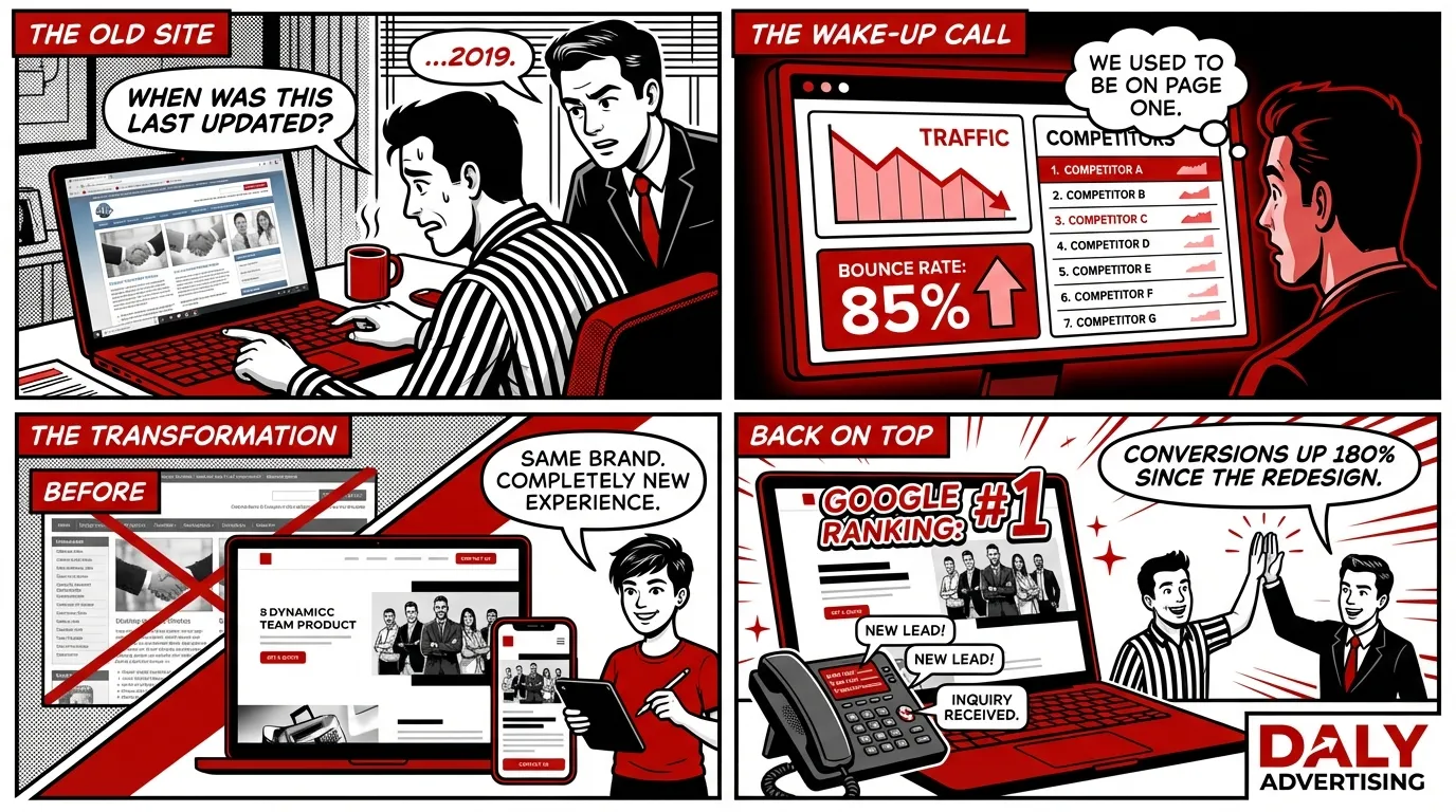 Website Redesign: 7 Signs It's Time (and How to Do It Without Losing Traffic)